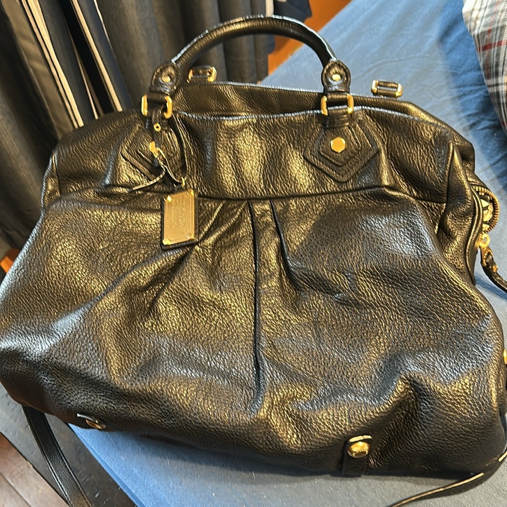 Marc Jacobs Black Leather Handbag